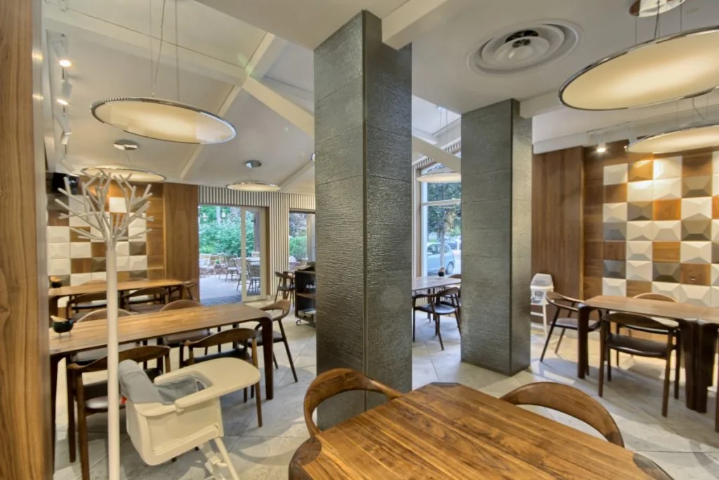 Gastraum der Pizzeria Sicilia in Druskininkai