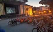 Open-air cinema in Druskininkai