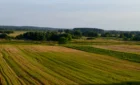Panoramic view over Raigardas Valley from Švendubrė near Druskininkai