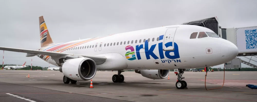 Arkia Israeli Airlines at Vilnius Airport