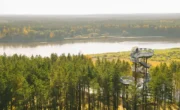 Смотровая башня Меркине и леса Дзукии